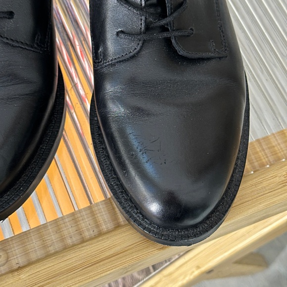 Sam Edelman classic combat boots in glossy leather - Picture 5 of 8